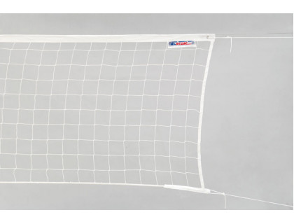 Volejbalová sieť s lankom,2mm biela