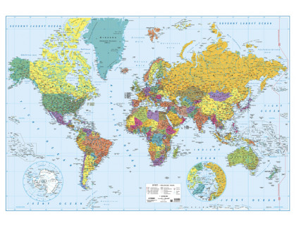Mapa Svet - politická