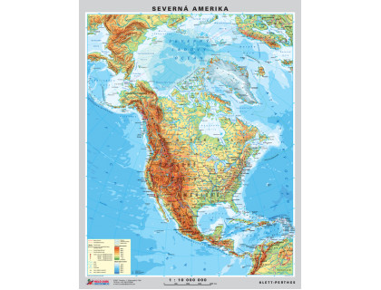 Mapa Severnej Ameriky