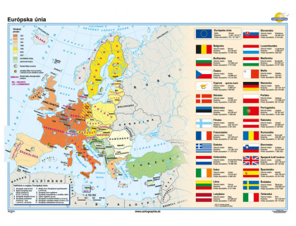 Európska únia mapa 140x100cm