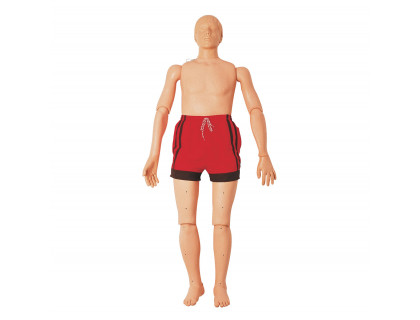 Učebná figurína CPR pre záchranu z vody (dospelý človek), 165 cm