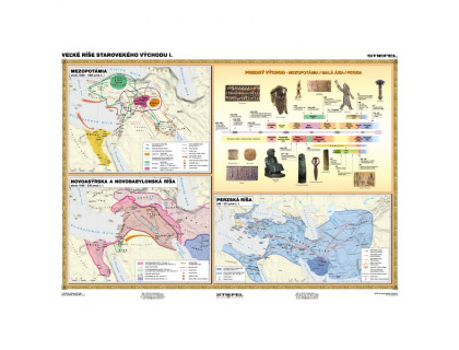 Mapa Veľké ríše starovekého východu I.