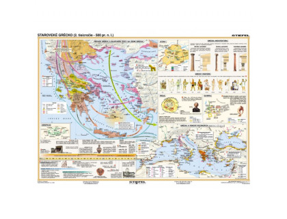 Mapa Staroveké Grécko