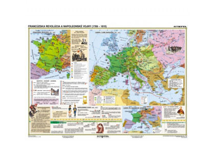 Mapa Dejiny Európy (1789-1871)