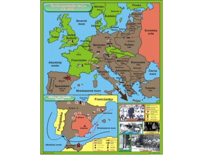 Úpadok demokracie v Európe 1919-1938 a občianska vojna v Španielsku(dvojmapa)