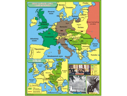 Základy Versailleského systému v Európe a vznik nových štátov po I.svetovej vojne(dvojmapa)