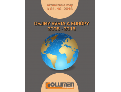 CD-ROM Dejiny sveta a Európy v rokoch 2008 - 2016