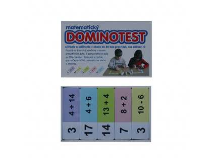Dominotest - Sčítanie a odčítanie do 20