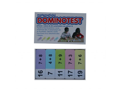 Dominotest - Sčítanie do 20 s prech.