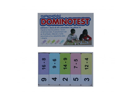 Dominotest - Odčítanie do 20 s prech.