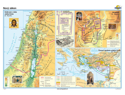 Mapa Rimske Rise Mapa Rímska ríša (1.stor.pred Kr.-2.stor.po Kr.) 140x100cm