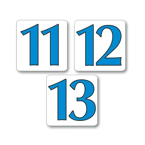 Č&iacute;sla modr&eacute; 11-20