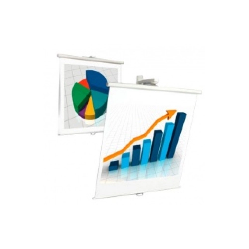 Premietacie plátno Rollux 2, 150 x 150 cm, povrch D fóliový