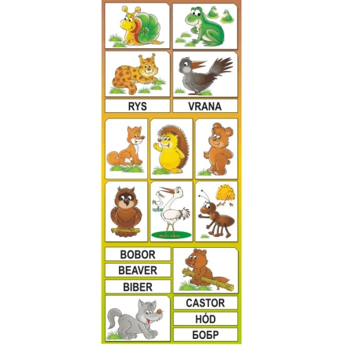 Zvieratká - les a lúka