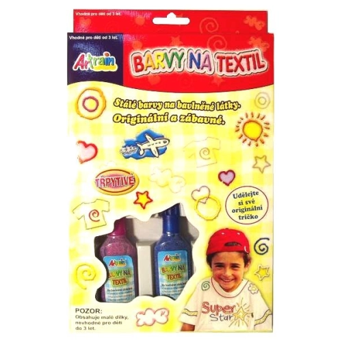 Farby na textil 6x20ml (trváce)