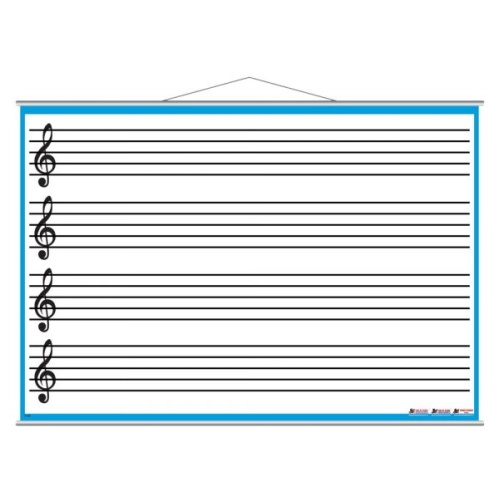 Obraz notovej osnovy 150x100cm 