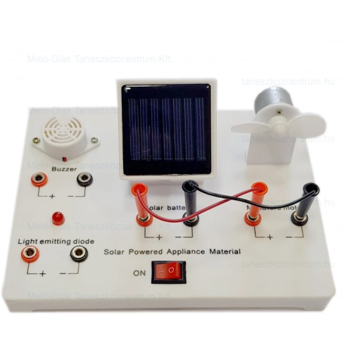 Sol&aacute;rny čl&aacute;nok + vetern&yacute; motor + reproduktor + LED