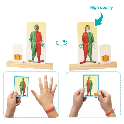 Objavenie pravej a ľavej strany(hra s fotografiami)